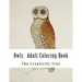 Owls: Adult Coloring Book