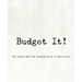 Budget It! The Little Book For Keeping Track of Book Costs