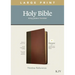 KJV Large Print Thinline Reference Bible, Filament Enabled Edition (Red Letter, Leatherlike, Brown/Mahogany)