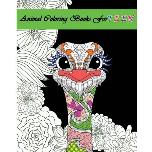 Animal Coloring Books For Teens: Stress Relieving Animal Designs
