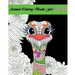 Animal Coloring Books For Teens: Stress Relieving Animal Designs
