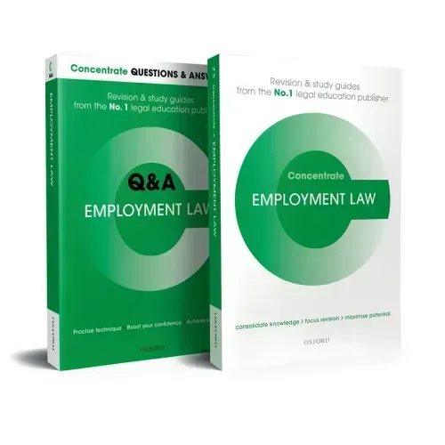 Employment Law Revision Concentrate Pack: Law Revision and Study Guide