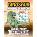 Dinosaur Word Search large print 100 puzzles: For adults and teens perfect gift