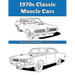 1970s Classic Muscle Cars: Adult Coloring Book