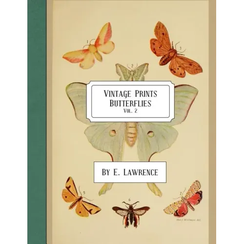 Vintage Prints: Butterflies: Vol. 2