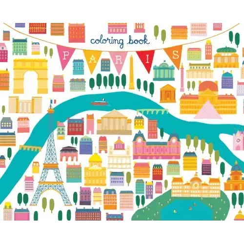 Paris Coloring Book