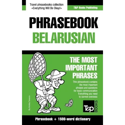 English-Belarusian phrasebook and 1500-word dictionary
