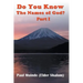 Do You Know The Names of God? Part 1