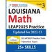 LEAP Test Prep: 3rd Grade Math Practice Workbook and Full-length Online Assessments: LEAP Study Guide