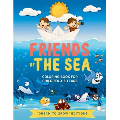 Friends of the Sea: Coloring book for children 3-5 years