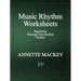 Music Rhythm Worksheets