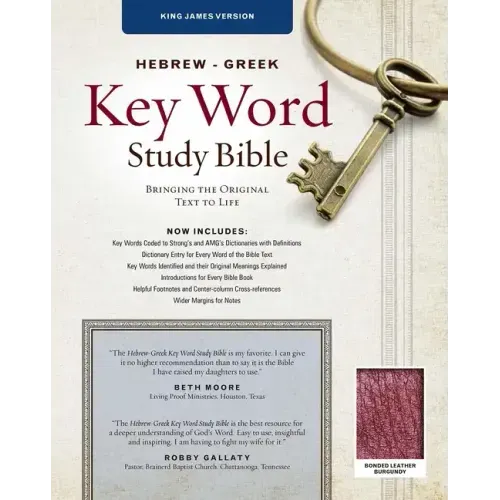Hebrew-Greek Key Word Study Bible-KJV: Key Insights Into God's Word