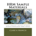 HRM Sample Materials: Cases, Problems & Designs on Human Resource Management (HRM) Topics