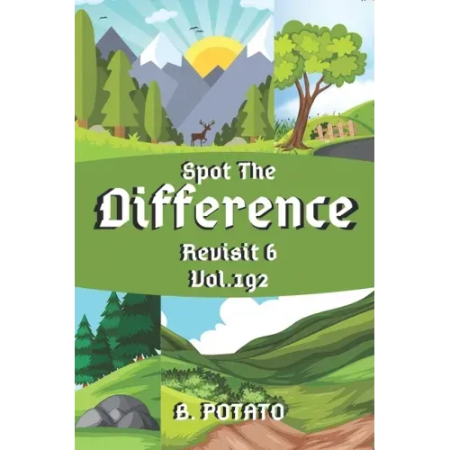 Spot the Difference Revisit 6 Vol.192: Children's Activities Book for Kids Age 3-8, Kids, Boys and Girls