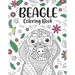 Beagle Coloring Book: A Cute Adult Coloring Books for Beagle Owner, Best Gift for Beagle Lovers