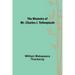 The Memoirs of Mr. Charles J. Yellowplush