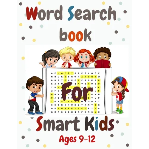 Word Search Book for Smart Kids 9-12: School Zone - Easy Word Find Puzzles Workbook for Kids (8.5x11) with Fun Themes, Activity Pad, Search & Find, Wo