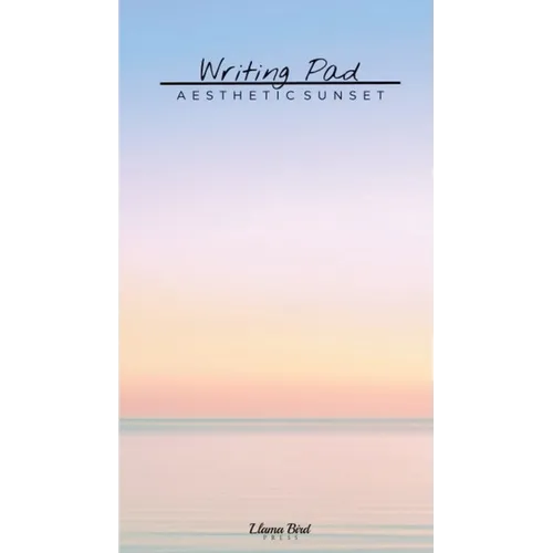 Aesthetic Sunset Writing Pad: Cute Stationery Notes Memo Book for Home Office School Desk