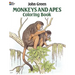 Monkeys and Apes Coloring Book
