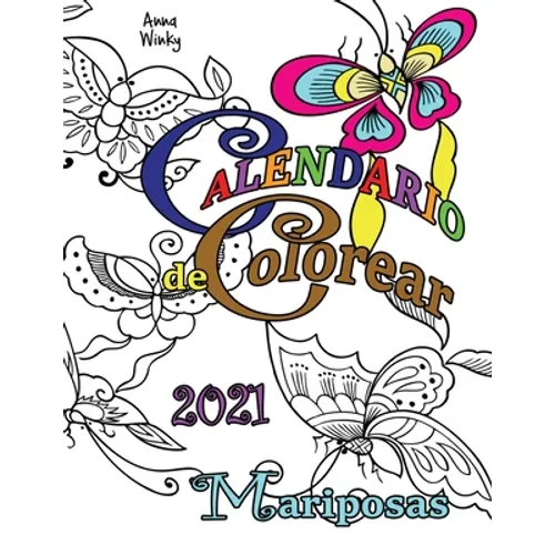 Calendario de Colorear 2021 Mariposas