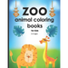 zoo animals coloring book for kids ages 2-4: My First Toddler Coloring Book