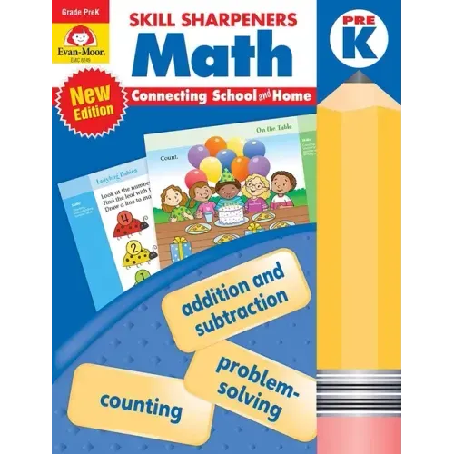Skill Sharpeners: Math, Prek Workbook