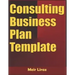 Consulting Business Plan Template