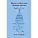 District of Columbia Marriage Licenses, Register 1: 1811-1858