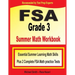 FSA Grade 3 Summer Math Workbook: Essential Summer Learning Math Skills plus Two Complete FSA Math Practice Tests