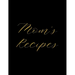 Mom's Recipes: Deluxe Recipe Binder, Cook Book To Write In All your Mother Recipes