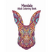 Mandala Adult Coloring Book: Coloring book for adults with 50 drawings of animals for stress relief and good mood