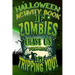 Halloween Activity Book If Zombies Chase Us Promise I'm Tripping You!: Halloween Book for Kids with Notebook to Draw and Write