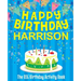 Happy Birthday Harrison - The Big Birthday Activity Book: (Personalized Children's Activity Book)