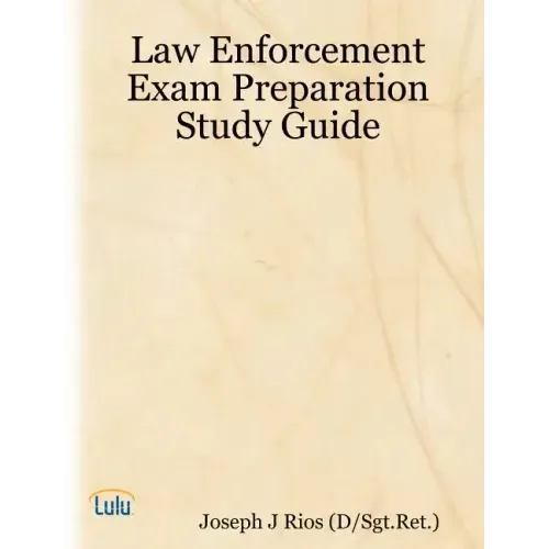 Law Enforcement Exam Preparation Study Guide