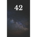 42: The answer to the ultimate question of life, the universe, and everything