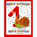 One Year Old Coloring Book Happy Birthday: Coloring Book for One Year Old