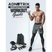 Adnutrix Resistance Bands workout Guide With Workout log