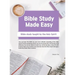 Bible Study Made Easy: Bible Study Taught by the Holy Spirit