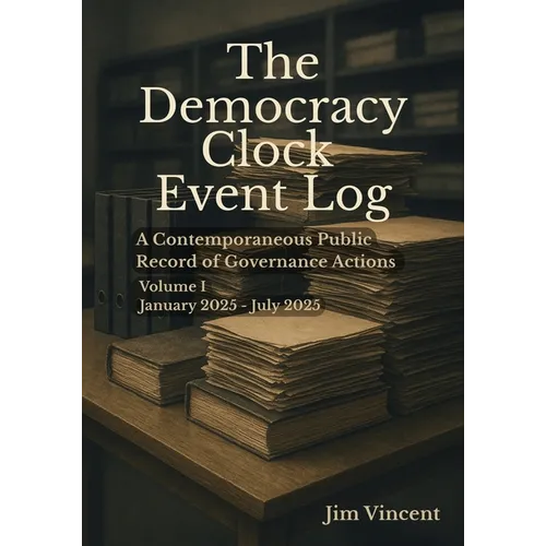 The Democracy Clock Event Log: A Contemporaneous Public Record of Governance Actions, Volume I, January 2025-July 2025