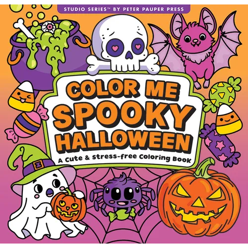 Color Me Spooky Halloween Artist's Coloring Book (31 Single-Sided Designs on Thick Paper)