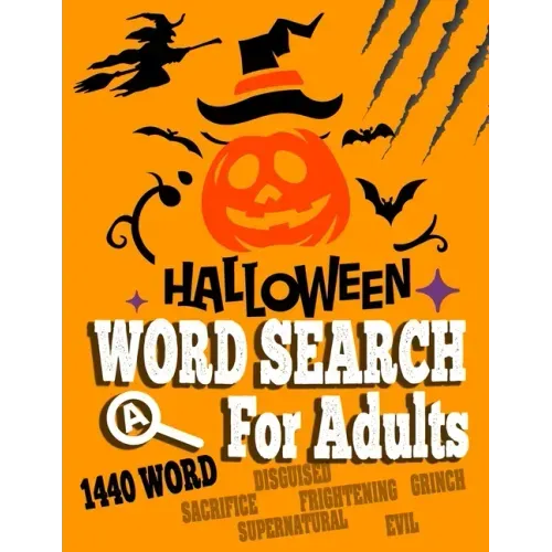 Halloween Word Search For Adults: Funny Halloween Activity Book for Kids Let your kids creativity run wild!