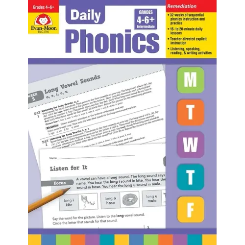 Daily Phonics, Grade 4 - 6 + Teacher Edition