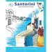 Santorini Greece coloring books for adults.