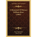 A Memorial Of Horace William Rose (1904)