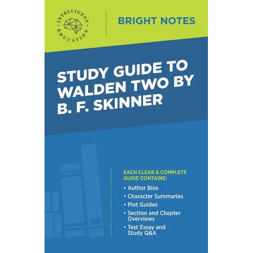 Study Guide to Walden Two by B. F. Skinner
