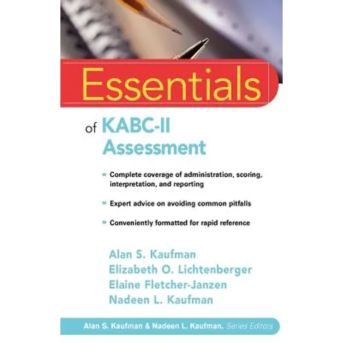 Essentials of Kabc-II Assessment