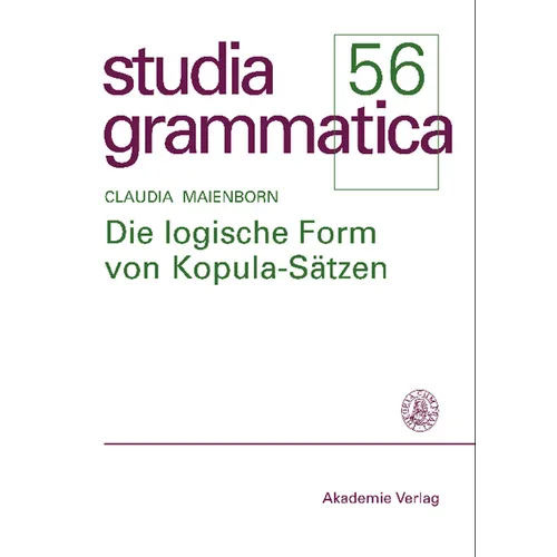 Die Logische Form Von Kopula-Sätzen