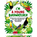 I'm Young Birdwatcher! Birds lovers coloring book for kids, learn species and color detailed illustrations.