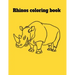Rhinos coloring book