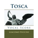 Tosca - vocal score (Italian and English): Ricordi edition